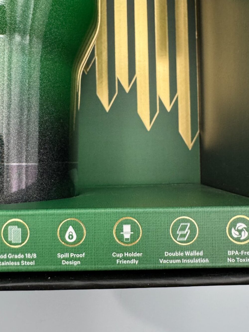 Hydrapeak Voyager 40 oz Limited Edition Wicked Elphaba Inspired Green Hot/Cold - Picture 9 of 13